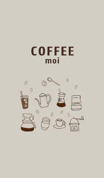 [LINE着せ替え] COFFEE_moiの画像1