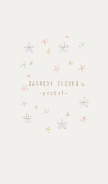 [LINE着せ替え] NATURAL FLOWER-pastel-の画像1