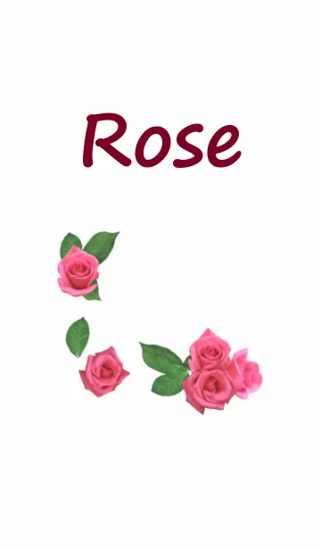 [LINE着せ替え] シンプルな薔薇の画像1
