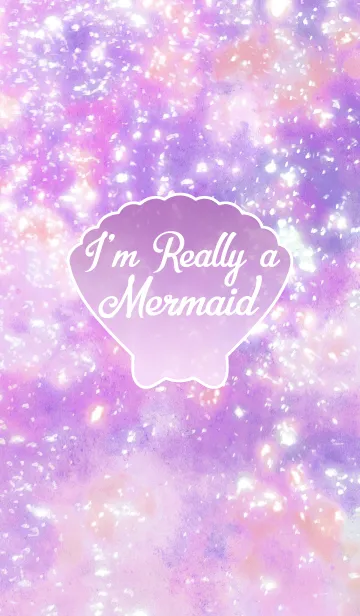 [LINE着せ替え] I'm Really a Mermaid -Purple-の画像1