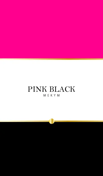 [LINE着せ替え] PINK BLACK THEME.の画像1