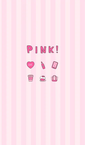 [LINE着せ替え] pink！♡の画像1