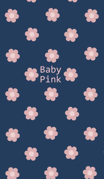[LINE着せ替え] Flower Baby Pinkの画像1