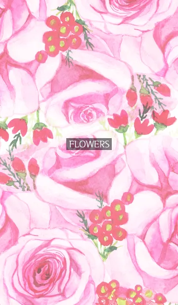 water color flowers_178の着せ替えメイン画像