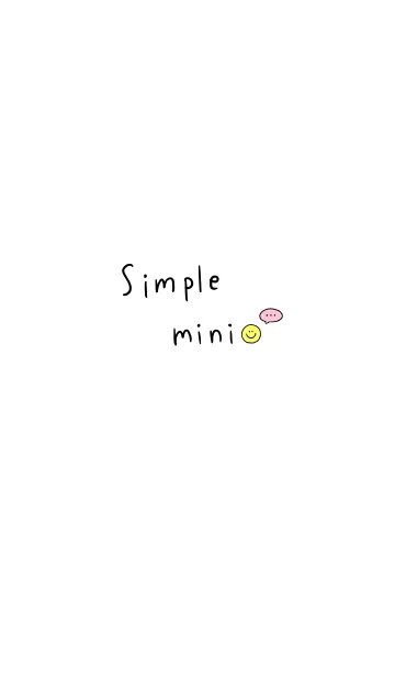 [LINE着せ替え] simple mini.の画像1