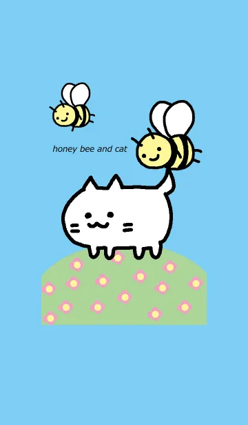 みつばちとねこの着せ替えメイン画像