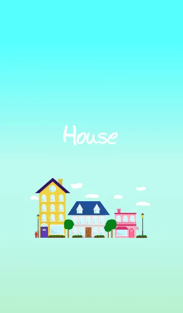 [LINE着せ替え] Color houseの画像1