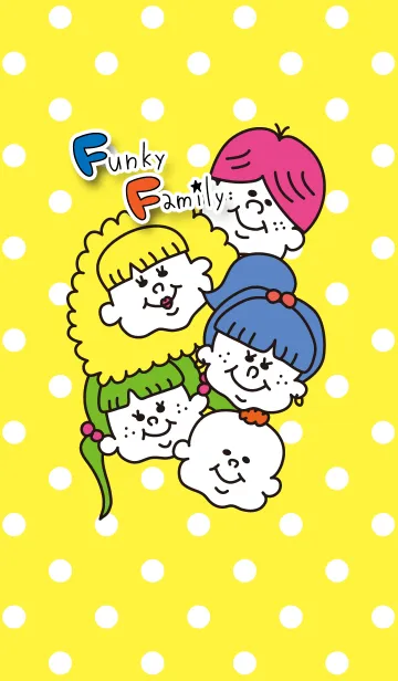 [LINE着せ替え] Funky familyの画像1