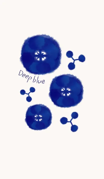 [LINE着せ替え] 深い青 6の画像1