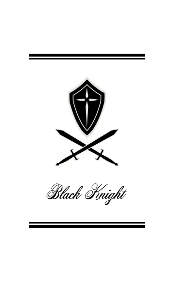 [LINE着せ替え] Black Knight.の画像1