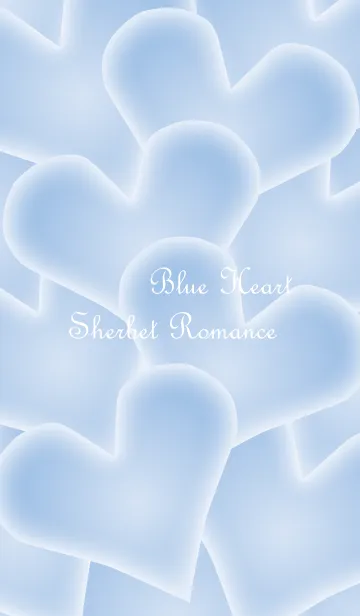 [LINE着せ替え] Blue Heart Sherbet Romanceの画像1