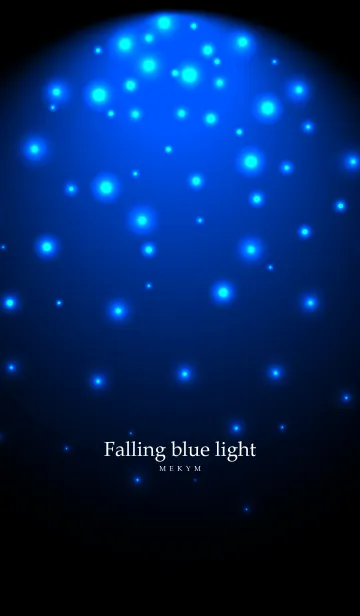 [LINE着せ替え] Falling blue lightの画像1