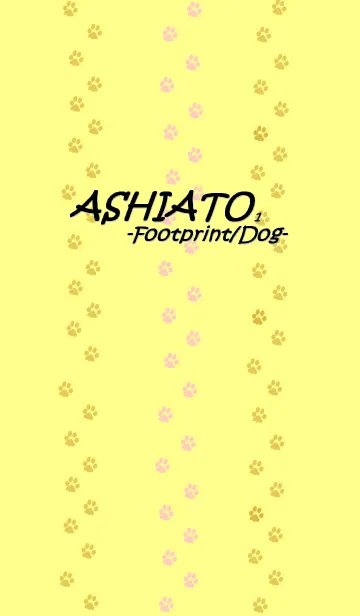 ASHIATO-Footprint,Dog-の着せ替えメイン画像