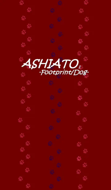 ASHIATO-Footprint Dog- Redの着せ替えメイン画像