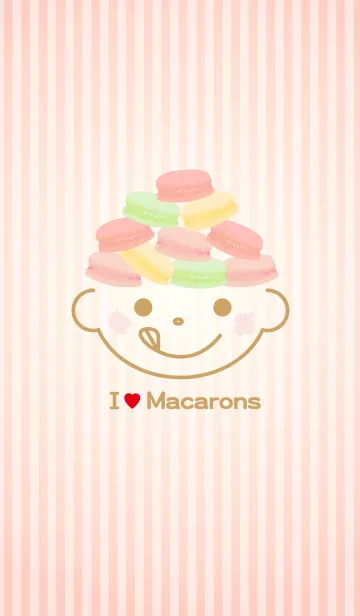 [LINE着せ替え] マカロン大好き2の画像1