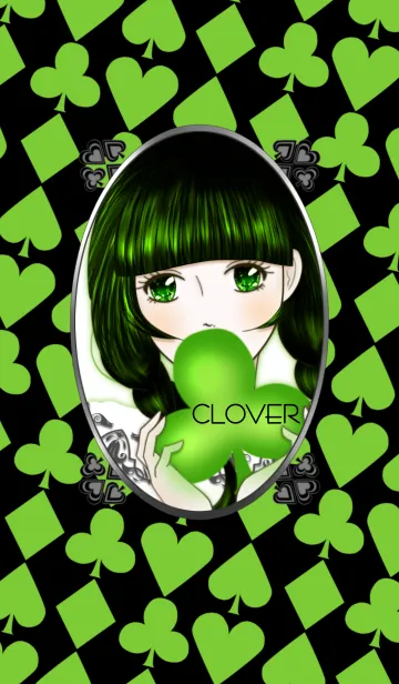 [LINE着せ替え] Playing cards -Clover Princess-の画像1