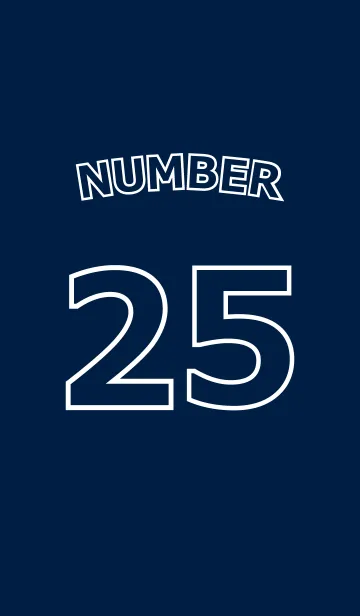 [LINE着せ替え] Number 25の画像1