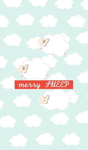 [LINE着せ替え] merry sheepの画像1