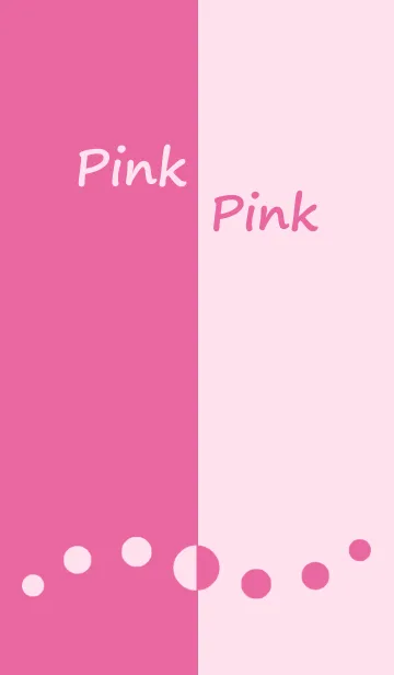 [LINE着せ替え] Simple pink pinkの画像1