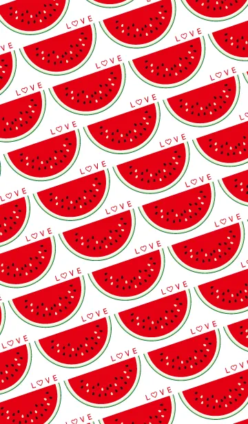 [LINE着せ替え] すいか大好き！7の画像1