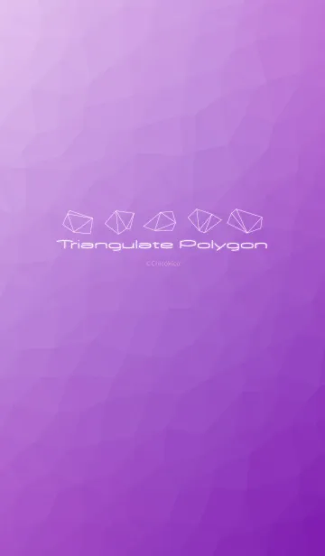 Triangulate Polygon - Purpleの着せ替えメイン画像