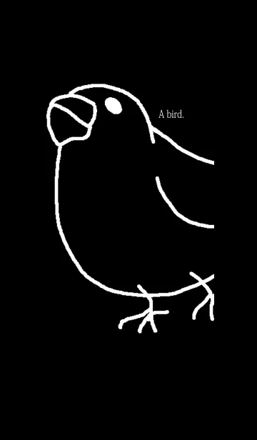 とりさんが。ブラックの着せ替えメイン画像