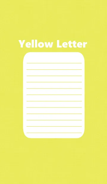 Yellow letterの着せ替えメイン画像