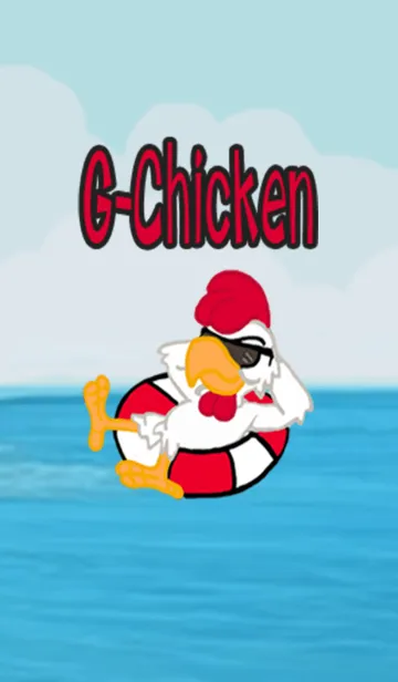 [LINE着せ替え] G-Chicken on the beach.の画像1