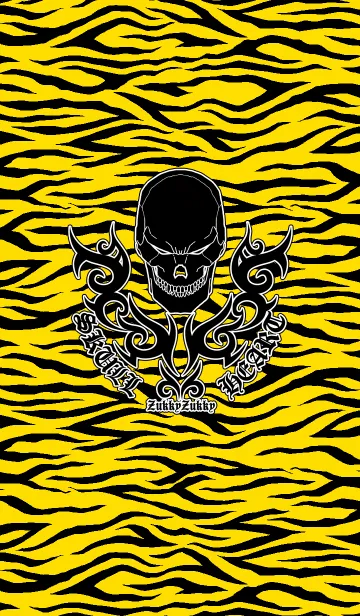 SKULLHEART2 ZEBRA YELLOWの着せ替えメイン画像
