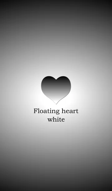 [LINE着せ替え] Floating Heart -White-.の画像1