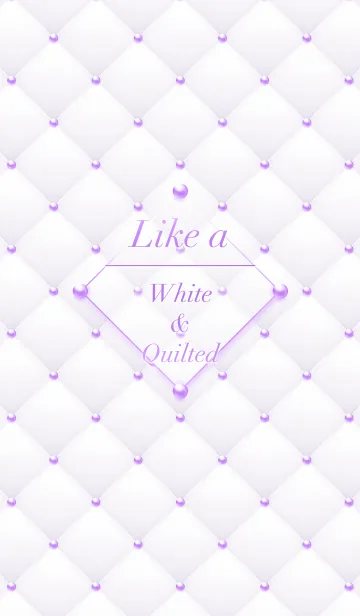 Like a - White ＆ Quilted #Grapeの着せ替えメイン画像