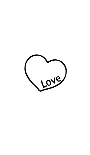 monochrome heart***の着せ替えメイン画像