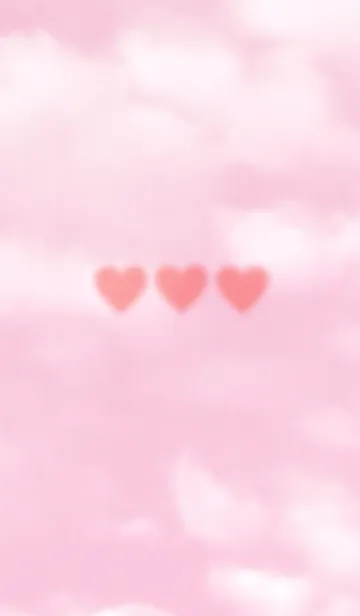 [LINE着せ替え] 3 HEART SKY ♡♡♡2の画像1