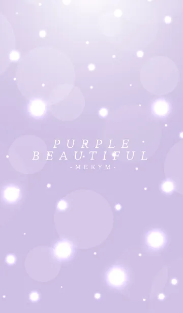 [LINE着せ替え] BEAUTIFUL -PURPLE-の画像1