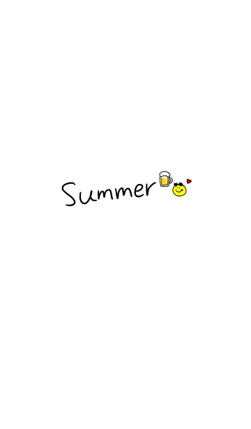[LINE着せ替え] simple summerの画像1