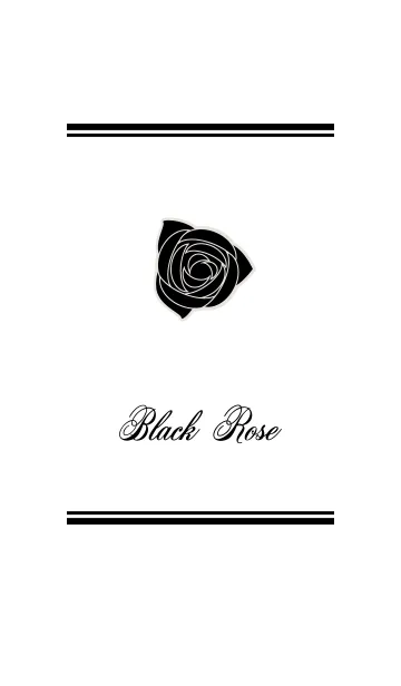 [LINE着せ替え] Black Rose.の画像1
