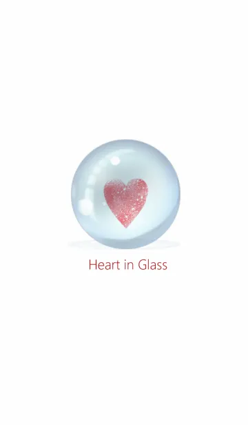 [LINE着せ替え] Heart in glassの画像1