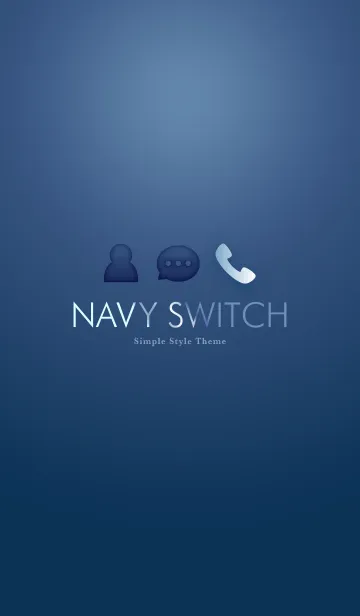 [LINE着せ替え] Navy Switch ネイビースイッチの画像1