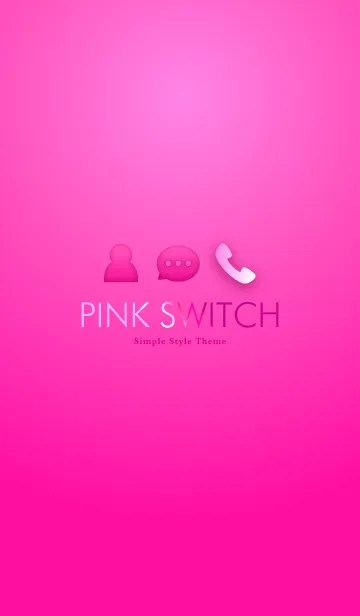 [LINE着せ替え] Pink Switch ピンクスイッチの画像1
