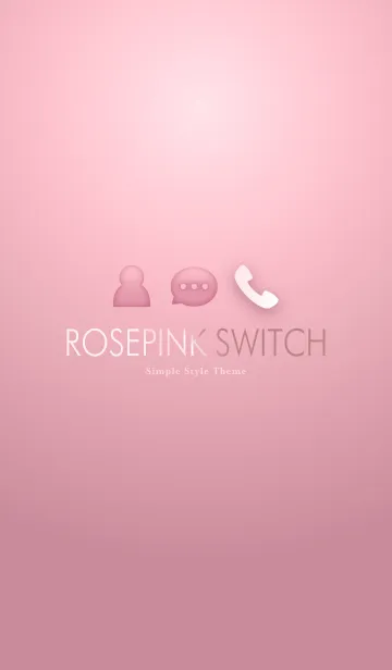 [LINE着せ替え] Rosepink Switch ローズピンクスイッチの画像1