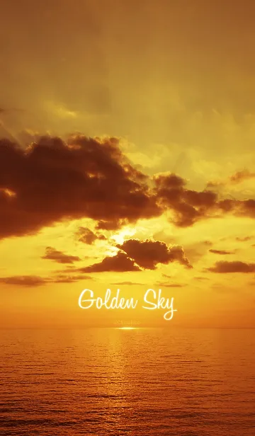 [LINE着せ替え] Golden Skyの画像1