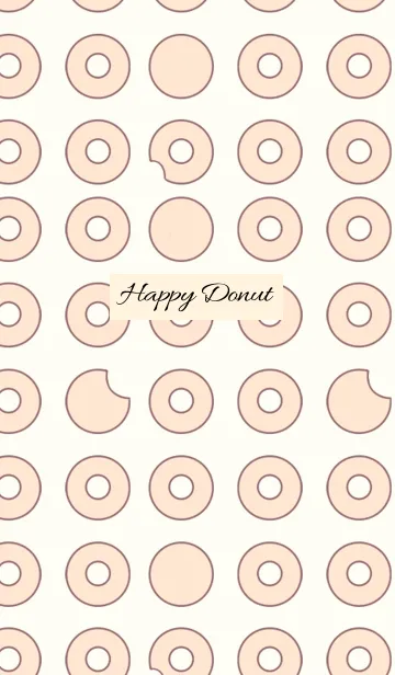 [LINE着せ替え] Happy Donutの画像1