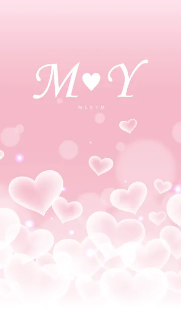 [LINE着せ替え] Initial -M＆Y- Heart cloudの画像1