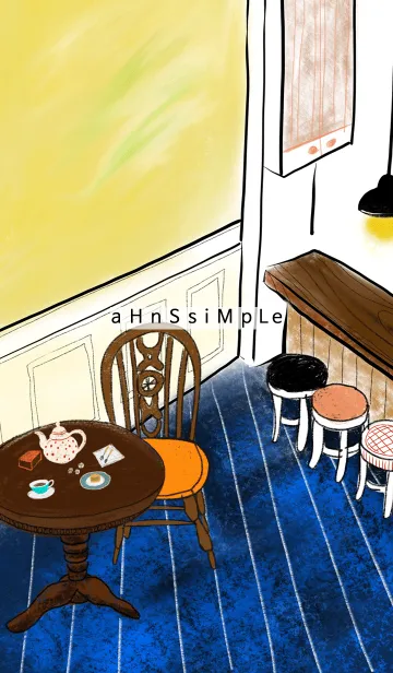 [LINE着せ替え] ahns simple_085_roomの画像1