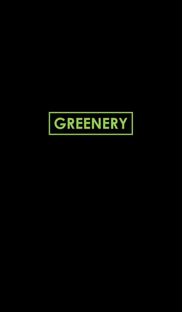 [LINE着せ替え] Greenery in Blackの画像1