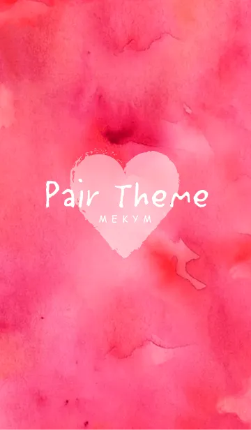 [LINE着せ替え] Pair Theme -HEART-の画像1