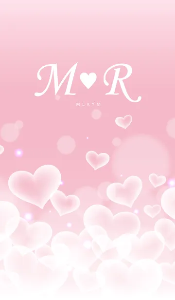 [LINE着せ替え] Initial -M＆R- Heart cloudの画像1