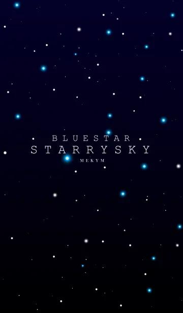 [LINE着せ替え] BLUESTAR STARRYSKYの画像1
