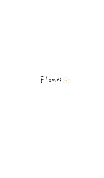 [LINE着せ替え] Simple Basic Flowerの画像1