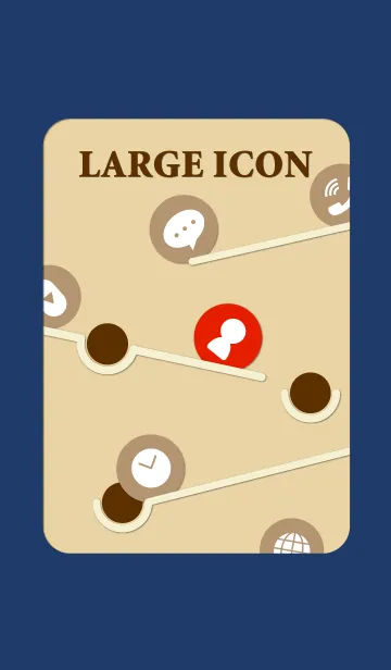 [LINE着せ替え] 大きいアイコンの画像1